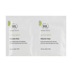 Акция на Відлущувальні серветки для всіх типів шкіри Holy Land Cosmetics Alpha-Beta Peeling Pads, 24 шт от Eva