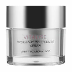 Акція на Нічний живильний крем для обличчя Holy Land Cosmetics Vitalise Overnight Moisturizer Cream, 50 мл від Eva