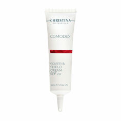 Акція на Захисний крем для обличчя з тонуючим ефектом для обличчя Christina Comodex Cover & Shield Cream SPF 20, 30 мл від Eva