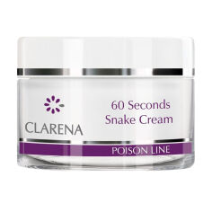 Акція на Денний ліфтинг-крем Clarena Poison Line 60 Seconds Snake Cream для зрілої шкіри обличчя, 50 мл від Eva