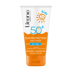 Акция на Дитячий сонцезахисний крем для обличчя Lirene Kids Sun Protection Face Cream SPF 50, 50 мл от Eva