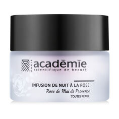 Акція на Нічний крем для обличчя Academie Aromatherapie Night Infusion Rose Cream з екстрактом прованської троянди, 30 мл від Eva