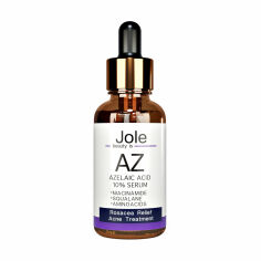 Акція на Сироватка для обличчя Jole Azelaic Acid 10% Serum проти акне, з азелаїновою кислотою 10%, 30 мл від Eva