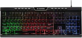 Акция на Клавиатура игровая 2E Gaming KG300 LED Black (2E-KG300UB) от MOYO