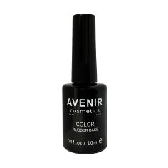 Акція на Камуфлювальна база для гель-лаку Avenir Cosmetics Color Rubber Base 18 Полуничний, 10 мл від Eva