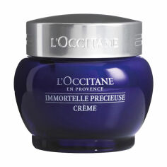 Акция на Зволожувальний крем для обличчя L'Occitane Immortelle Precisious Cream Facial Moisturizer, 50 мл от Eva