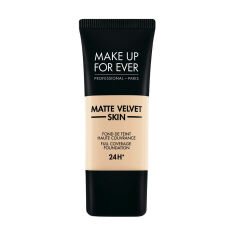 Акция на Матувальний тональний флюїд Make Up For Ever Matte Velvet Skin Full Coverage Foundation R230 Ivory, 30 мл от Eva