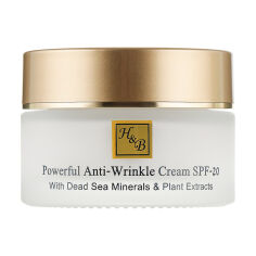Акція на Крем для обличчя Health And Beauty Powerful Anti Wrinkle Cream SPF 20 для нормальної та сухої шкіри, проти зморщок, 50 мл від Eva