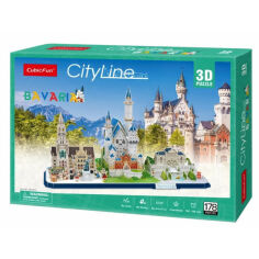 Акція на 3D пазли Cubic Fun City Line "Баварія" (MC267h) від Comfy UA