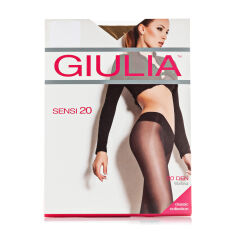 Акция на Колготки жіночі Giulia Sensi без шортиків, 20 DEN, Cappuccino, розмір 4 от Eva
