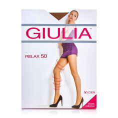 Акция на Колготки жіночі Giulia Relax підтримуючі, з шортиками, 50 DEN, Diano, розмір 3 от Eva
