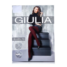 Акция на Колготки жіночі Giulia Blues 3D без шортиків, 70 DEN, Nero, розмір 2 от Eva
