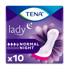 Акция на Прокладки урологічні жіночі TENA Lady Protect+ Normal Night, 10 шт от Eva