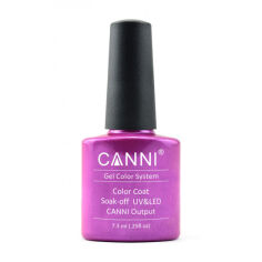 Акция на Гель-лак Canni Gel Color System Color Coat Soak-off UV&LED 193 Бузковий перламутр, 7.3 мл от Eva