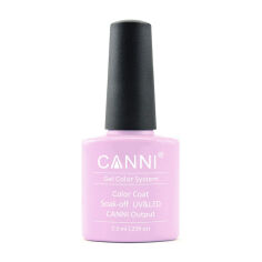Акція на Гель-лак Canni Gel Color System Color Coat Soak-off UV&LED 040 Пастельний рожево-фіолетовий, 7.3 мл від Eva
