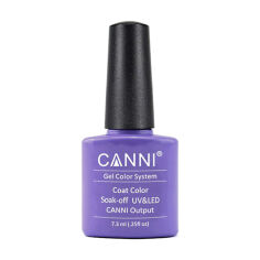 Акція на Гель-лак Canni Gel Color System Color Coat Soak-off UV&LED 067 Пастельний фіолетовий, 7.3 мл від Eva