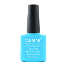 Акція на Гель-лак Canni Gel Color System Color Coat Soak-off UV&LED 074 Небесно-блакитний, 7.3 мл від Eva