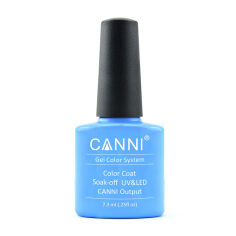 Акция на Гель-лак Canni Gel Color System Color Coat Soak-off UV&LED 230 Класичний блакитний, 7.3 мл от Eva