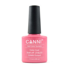 Акція на Гель-лак Canni Gel Color System Color Coat Soak-off UV&LED 234 Пастельний темно-рожевий, 7.3 мл від Eva