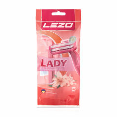Акция на Станок для гоління LEZO Lady одноразовий, жіночий, 5 шт от Eva