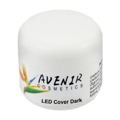 Акція на Гель для нарощування нігтів Avenir Cosmetics LED Cover Dark, тілесно-бежевий, 15 мл від Eva