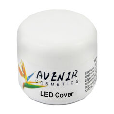 Акція на Гель для нарощування нігтів Avenir Cosmetics LED Cover, 30 мл від Eva