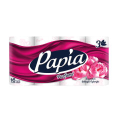 Акция на Туалетний папір Papia Parfume Exotic 3-х шаровий, 16 рулонів от Eva