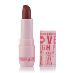 Акція на Матова помада для губ Pinkflash Silky Velvet Lipstick NU02, 3.4 г від Eva