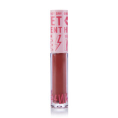 Акція на Матова рідка помада для губ Pinkflash Silky Velvet Lipstick RD01, 2.3 г від Eva
