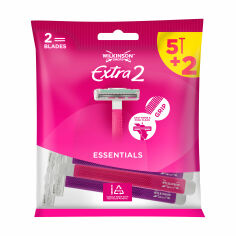 Акция на Одноразові станки для гоління Wilkinson Sword Extra2 Essentials Beauty жіночі, 5+2 шт от Eva