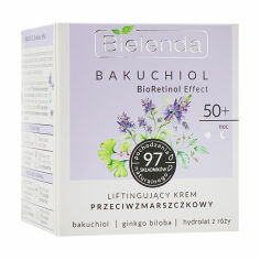 Акція на Ліфтинг-крем для обличчя Bielenda Bakuchiol BioRetinol Lifting Cream, 50 мл від Eva