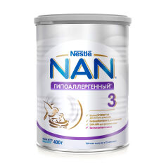 Акція на Суха суміш Nestle NAN OPTIPRO Гіпоалергенний 3 від 12 мiсяцiв, 400 г від Eva