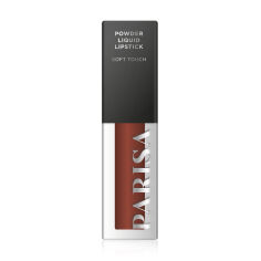 Акція на Рідка помада для губ Parisa Cosmetics Powder Liquid Lipstick Soft Touch LG-112 з пудровим ефектом, 03 Natural, 4.5 мл від Eva