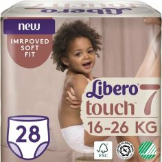Акція на Подгузник детский Libero Touch Pants 7 28шт від MOYO