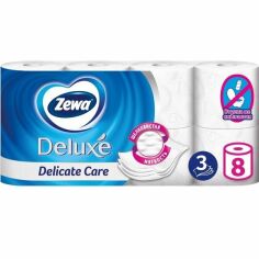 Акция на Туалетная бумага Zewa Deluxe Delicate Care 8шт от MOYO