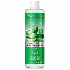 Акція на Eveline Cosmetics Очищающая мицеллярная вода серии organic aloe+collagen, 400 мл від MOYO