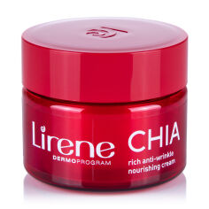 Акція на Поживний крем для обличчя Lirene Superfood For Skin проти зморшок, з насінням чіа, 50 мл від Eva