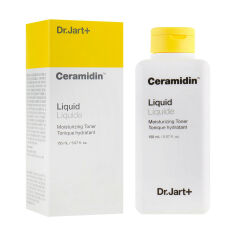 Акція на Зволожуючий тонер для обличчя Dr. Jart + Ceramidin Liquid з керамідами, 150 мл від Eva