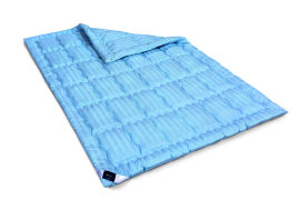 Акция на Летнее антиаллергенное одеяло 1312 Valentino EcoSilk Hand made Mirson 140х205 см от Podushka