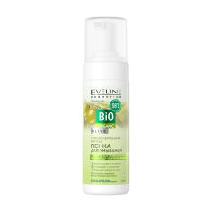 Акція на Гіпоалергенна м'яка пінка для вмивання Eveline Cosmetics Bio Organic Olive Cleansing Foam, 150 мл від Eva