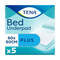 Акція на Урологічні сечопоглинальні пелюшки TENA Bed Plus 60*90, 5 шт від Eva
