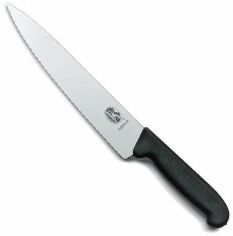 Акция на Кухонный нож Victorinox Fibrox Carving 22см с черн. ручкой (52033.22) от Stylus