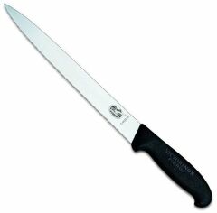 Акція на Кухонный нож Victorinox Fibrox Slicing 25см с черн. ручкой (5.4433.25) від Stylus