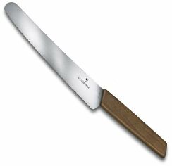 Акция на Кухонный нож Victorinox Swiss Modern Bread&Pastry 22 см Brown (69070.22WG) от Stylus