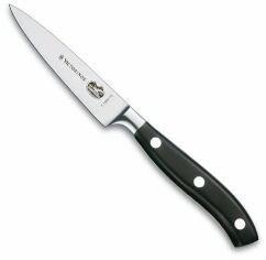 Акция на Кухонный нож Victorinox Forged Carving Grand Maitre 10см черный (7.7203.10G) от Stylus
