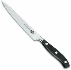 Акция на Кухонный нож Victorinox Forged Carving Grand Maitre 15см черный (7.7203.15G) от Stylus