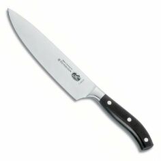 Акция на Кухонный нож Victorinox Forged Chef's Grand Maitre 20см черный (7.7403.20G) от Stylus
