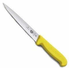Акция на Кухонный нож Victorinox Fibrox 18см с желт. ручкой (5.3708.18) от Stylus