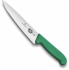 Акция на Кухонный нож Victorinox Fibrox 15см с зелен. ручкой (52004.15) от Stylus