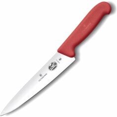 Акция на кухонный нож Victorino Fibrox Carving лезо 15 см с красн. ручкою (52001.15) от Stylus